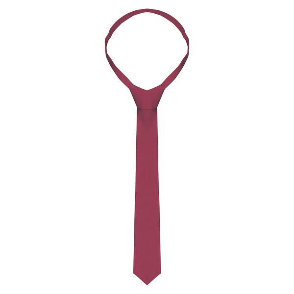 (5 Stück) KARLOWSKY | Krawatte - 148 x 6,5 cm - Bordeaux