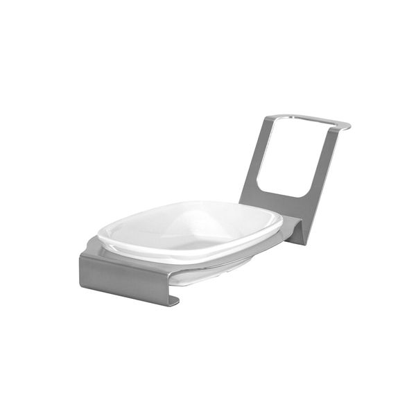 (3 Stück) Löffelablage - Oval - Chrom