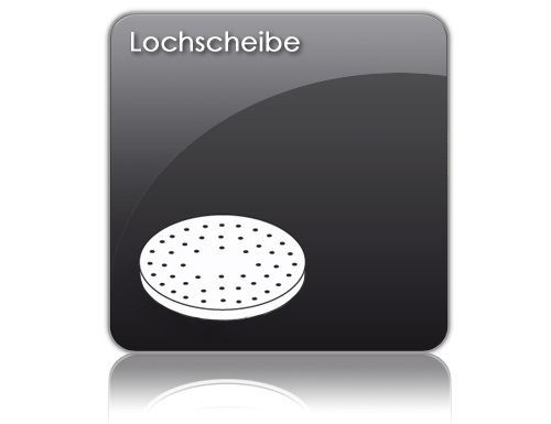Lochscheibe - 8mm - Größe 12 - passend für Fleischwolf FWH85
