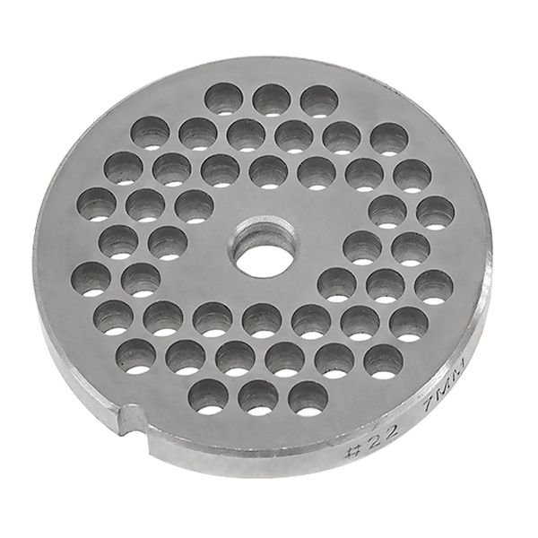 Lochscheibe - 7mm - Größe 22 - passend für Fleischwölfe FWFC450 & FWFC650