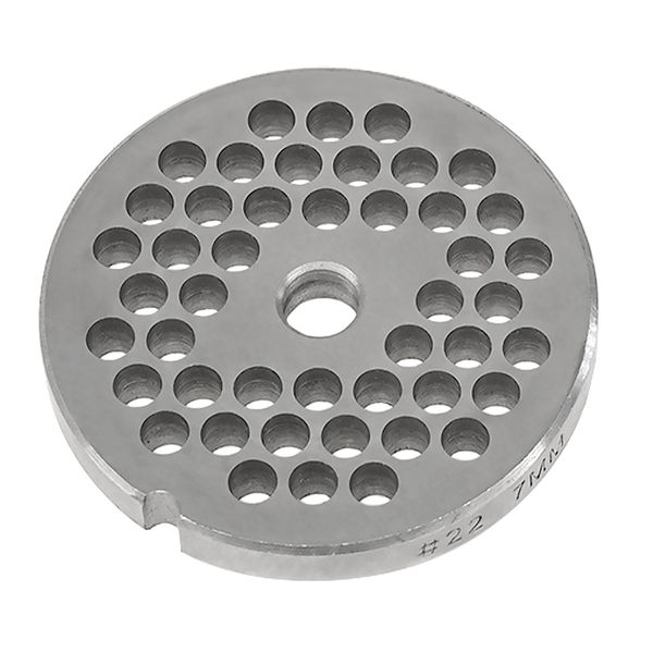 Lochscheibe - 7mm - Größe 22 - passend für Fleischwölfe FWFC450 & FWFC650