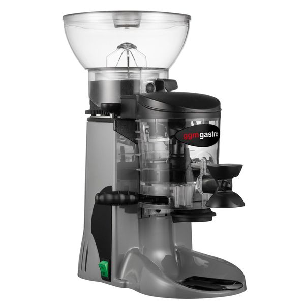 Kaffeemühle - 1kg - 77dB - Mit Dosierer - Grau