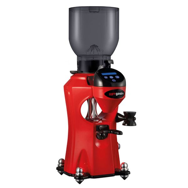 Kaffeemühle - 2kg - 45dB - Mit automatischer Dosierung - Rot