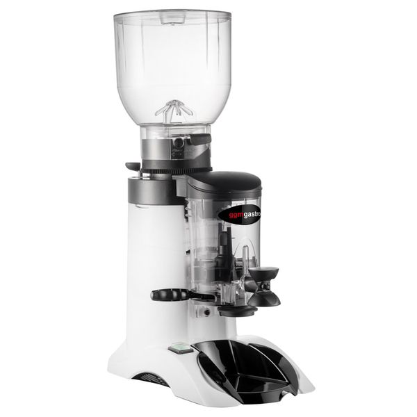 Kaffeemühle - 2kg - 63dB - Mit Dosierer - Weiß