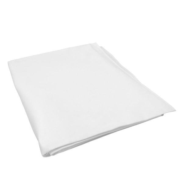 (5 Stück) Damast Mitteldecke Tessin Atlas - 210g/m² - 100x100cm - Weiß