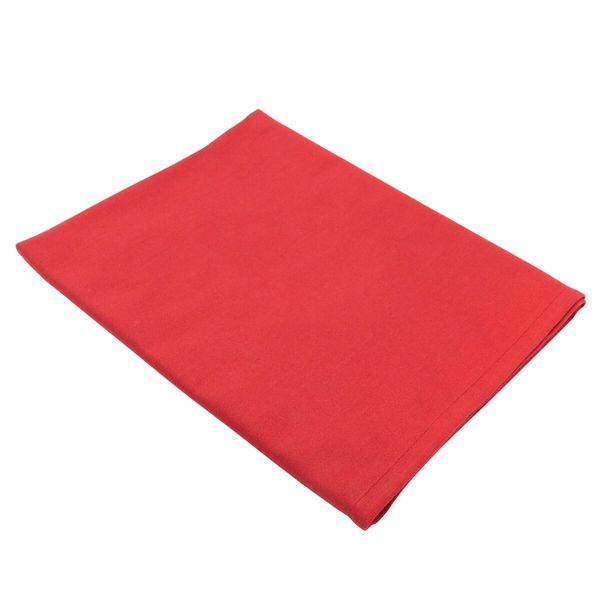 (3 Stück) Damast Mitteldecke Vienna - 80x80cm - Feuerrot