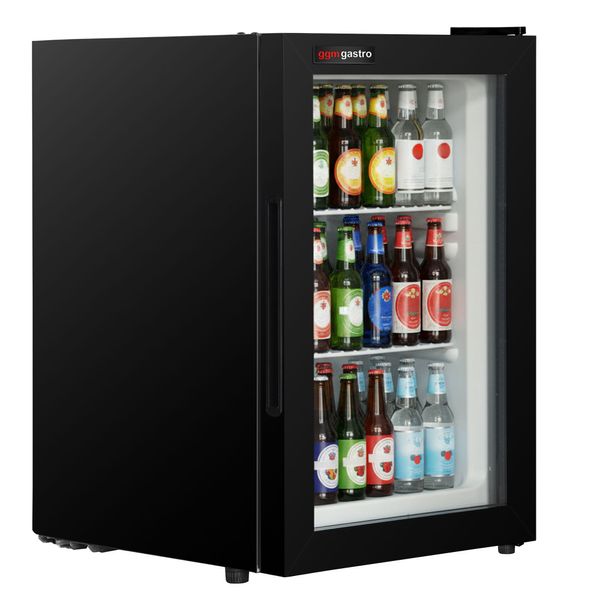 Minibar-Kühlschrank - 440mm - 62 Liter - mit 1 Glastür