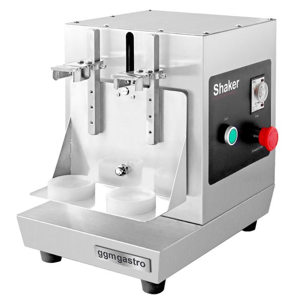 Elektrischer Milch-, Cocktail- & Bubble Tea Shaker - doppelt - 40 Watt - 240 U/min - Edelstahl