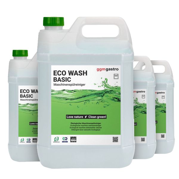 (4x 10 Liter) Maschinenspülreiniger BASIC á 10 Liter - für starke Verschmutzungen - Ökologisch & chlorfrei