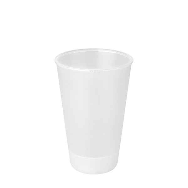 (24 Stück) Mehrweg Becher - 400ml - Transparent