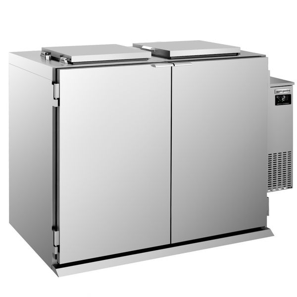 Nass-Abfallkühler - 2x 120 Liter - Aggregat Rechts