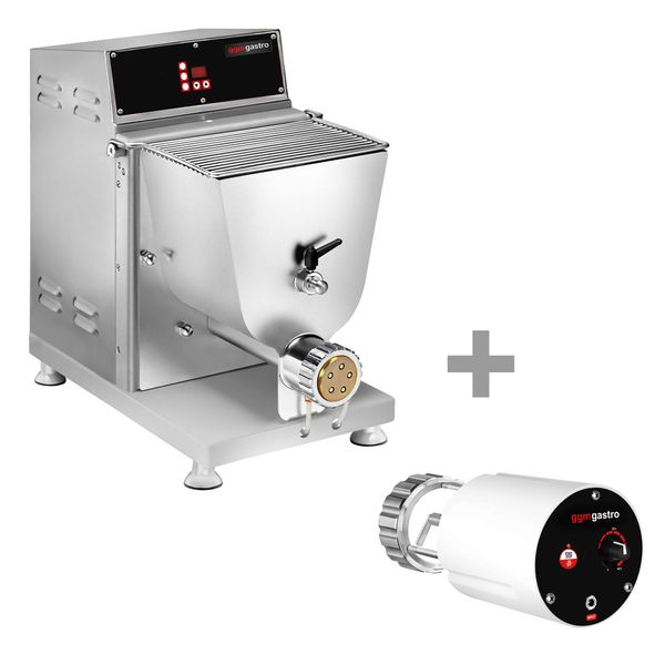 Elektrische Nudelmaschine - 13 kg/h - 750 Watt - Ø 57mm Düse - inkl. Pastaschneider