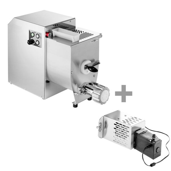Elektrische Nudelmaschine - 8,4 kg/h- 750 Watt - Ø 75mm Düse - inkl. Pastaschneider