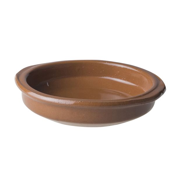 (5 Stück) CLASSICO - Tapas Ofenform - Ø 100mm - Braun