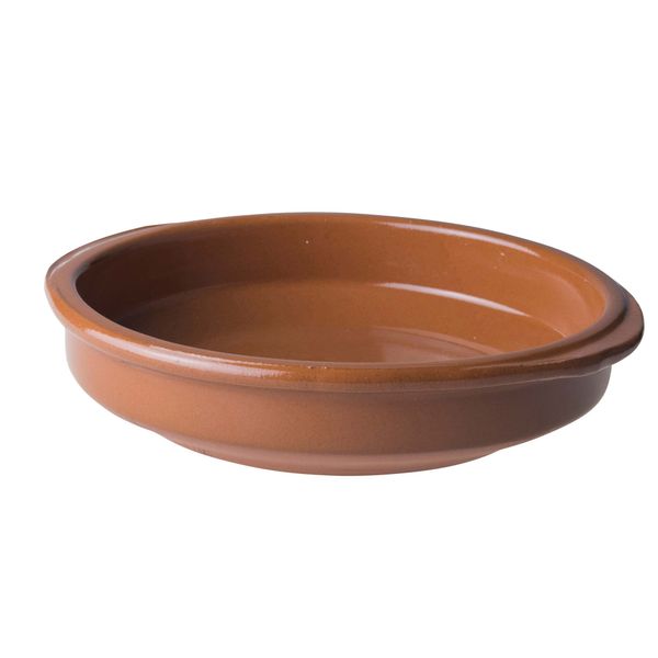 (4 Stück) CLASSICO - Tapas Ofenform - Ø 160mm - Braun