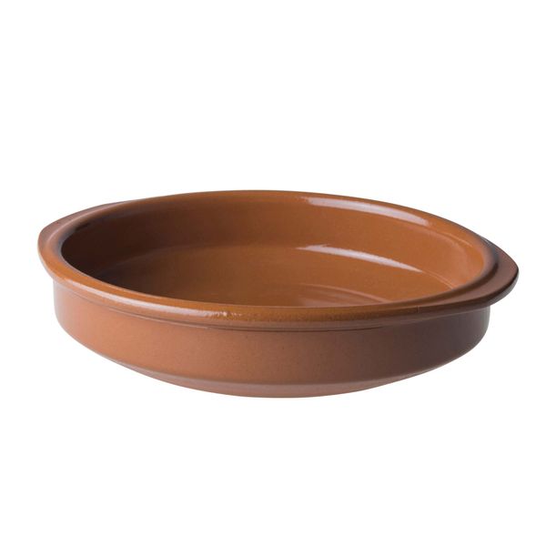(4 Stück) CLASSICO - Tapas Ofenform - Ø 200mm - Braun