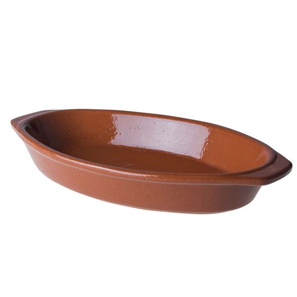 (6 Stück) CLASSICO - Tapas Ofenform - 240x140x40mm - Braun