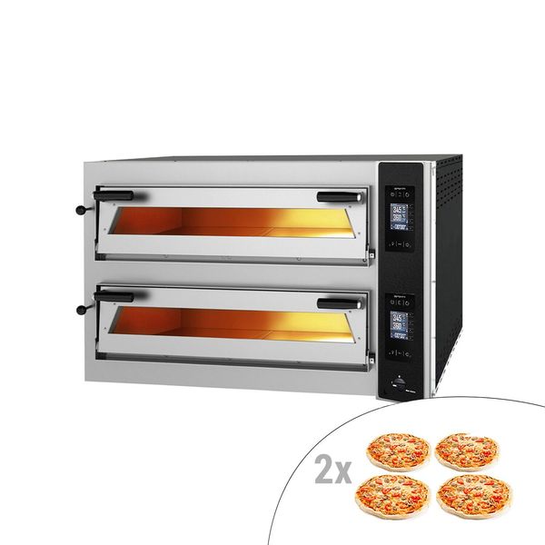 Elektro Pizzaofen - 4+4x 35cm - Digital