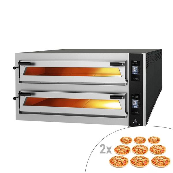Elektro Pizzaofen - 9+9x 35cm (Breit) - Digital