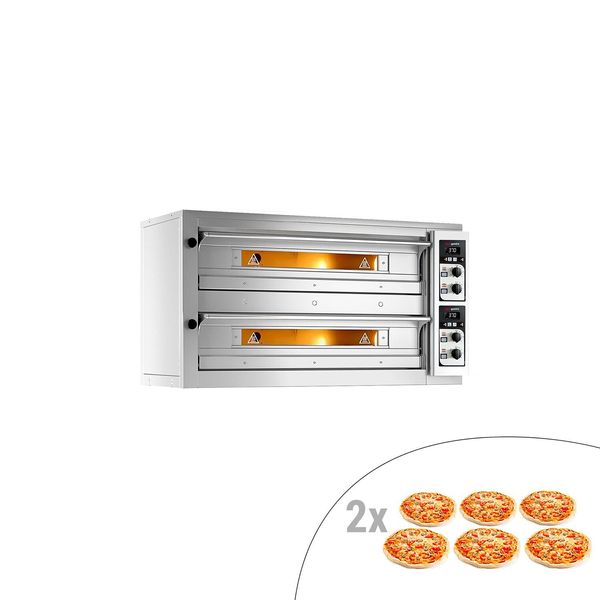 Elektro Pizzaofen - 6+6x 33cm - Manuell
