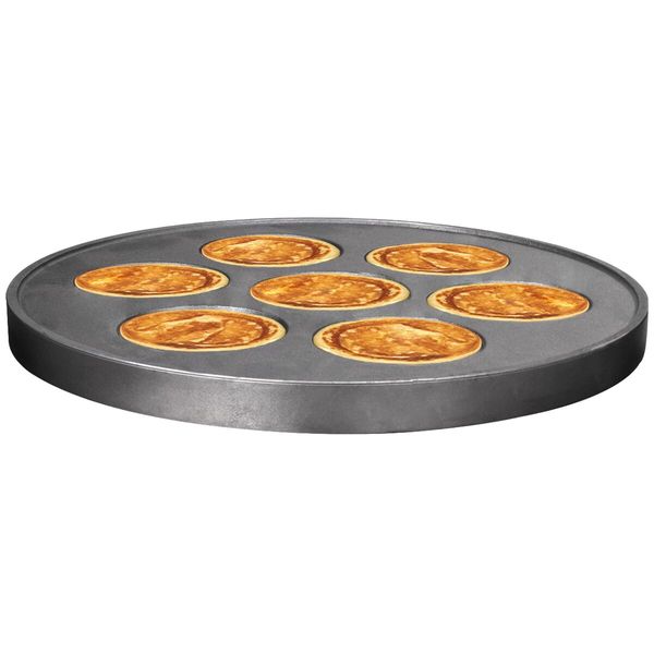 Platte für Gas Crêpes-Gerät CGOM5 - 7 Pfännchen - Ø  400mm