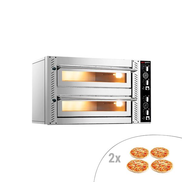 Elektro Pizzaofen - 4+4x 30cm - Manuell