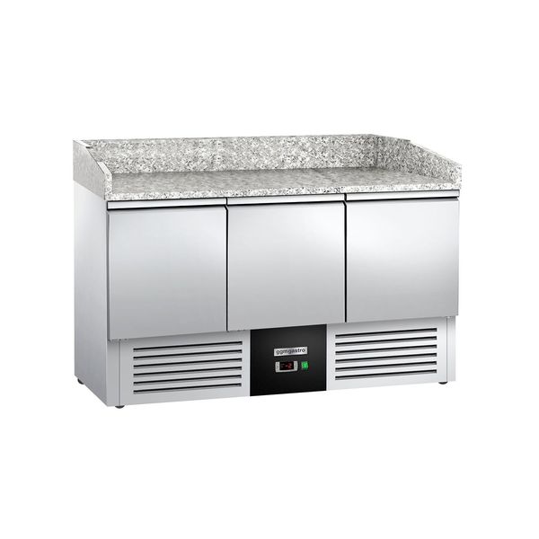 Pizzakühltisch PREMIUM - 1400x700mm - 3 Türen