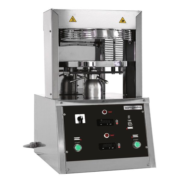 Pizzapresse - für Pizzaböden Ø 450mm - Teigmenge max. 100 - 500g