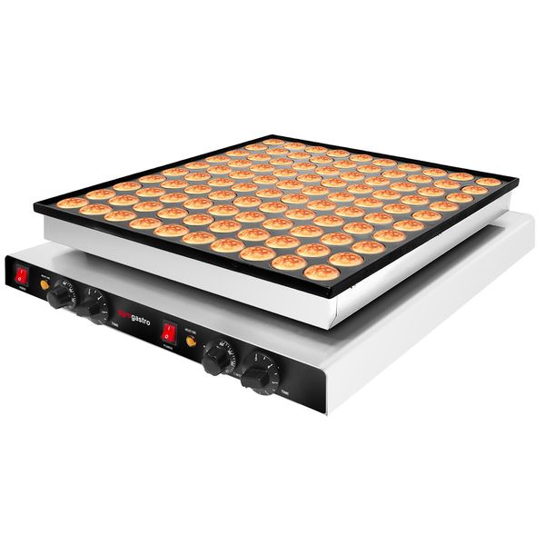 Waffeleisen - Einzeln - Manuell - 3 kW - Form: Poffertjes - für 100 Stück