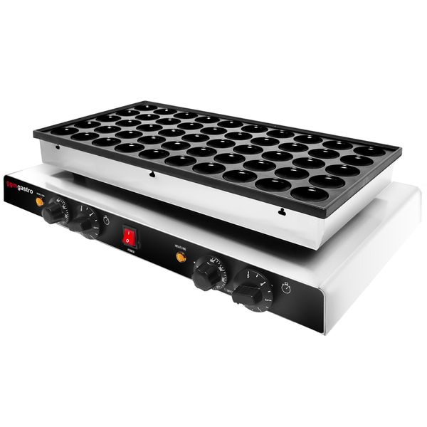 Waffeleisen - Einzeln - Manuell - 1,7 kW - Form: Poffertjes - für 50 Stück