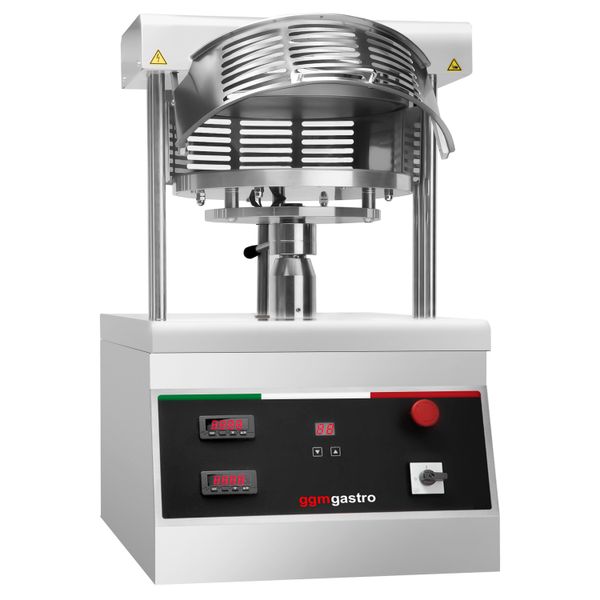 Pizzapresse - für Pizzaböden Ø 450mm - Teigmenge max. 250 - 500g