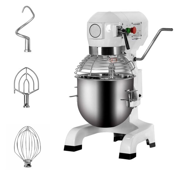 Planetenrührmaschine - 20 Liter - 750 Watt - inkl. 3 Rühraufsätze