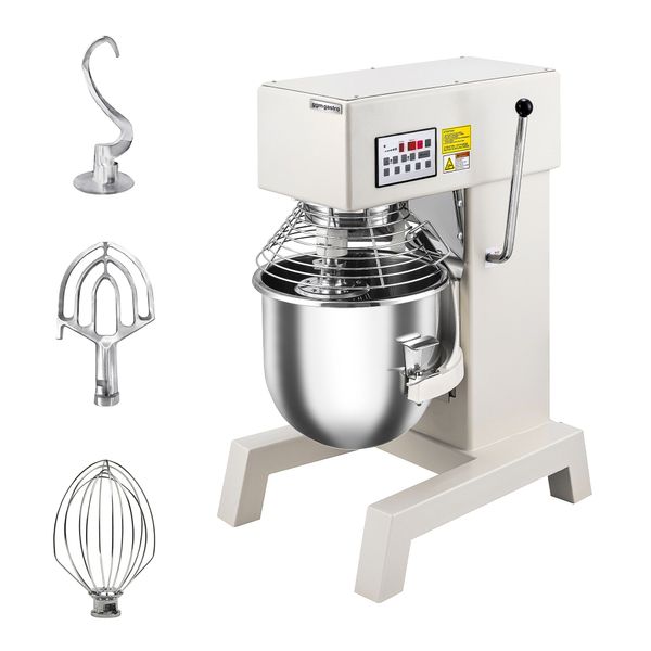 Planetenrührmaschine - 20 Liter - 1,1 kW - inkl. 3 Rühraufsätze