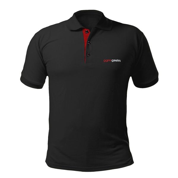 (5 Stück) Herren Poloshirt - Schwarz - Größe: M