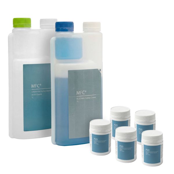 6er Set Milchsystemreiniger für Kaffeevollautomaten - 5 Milchschaumreiniger & 1 saurer Milchsystemreiniger