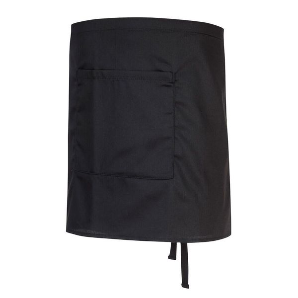 (5 Stück) Bar Schürze - Schwarz - Länge: 380mm