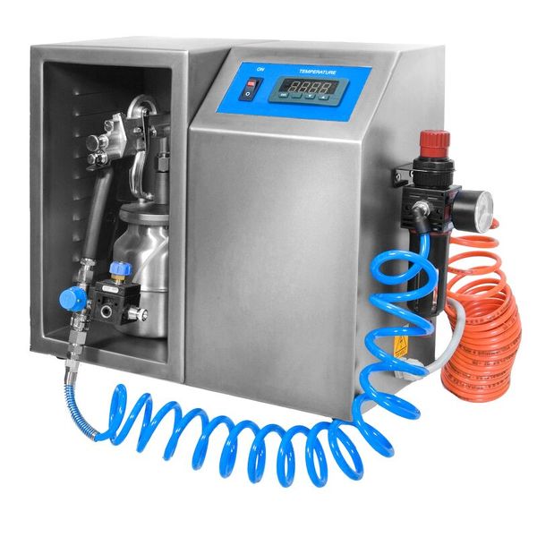 Schokoladen-Spritzmaschine - Spraychoc Sprühsystem - 1 Liter - 550 Watt