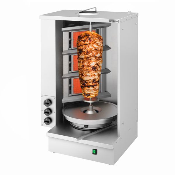 Gas Shawarma-/ Döner Grill - 3 Brenner - max. 40 kg