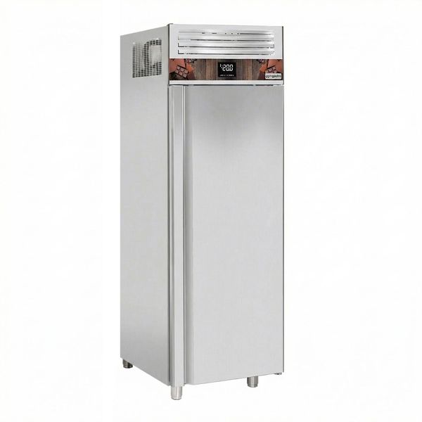 Schokoladenkühlschrank Edelstahl PREMIUM - GN 2/1 - 700 Liter - mit 1 Tür