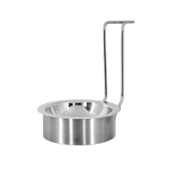 (3 Stück) Schöpflöffelablage - Rund - Chrom