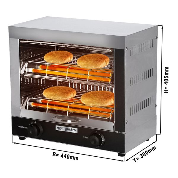 Elektro Pita Ofen/ Salamander - 3,6 kW - 230 Volt
