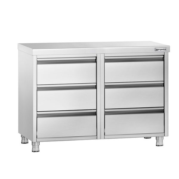 Schubladenschrank PREMIUM mit 6 Schubladen - 1000x600mm