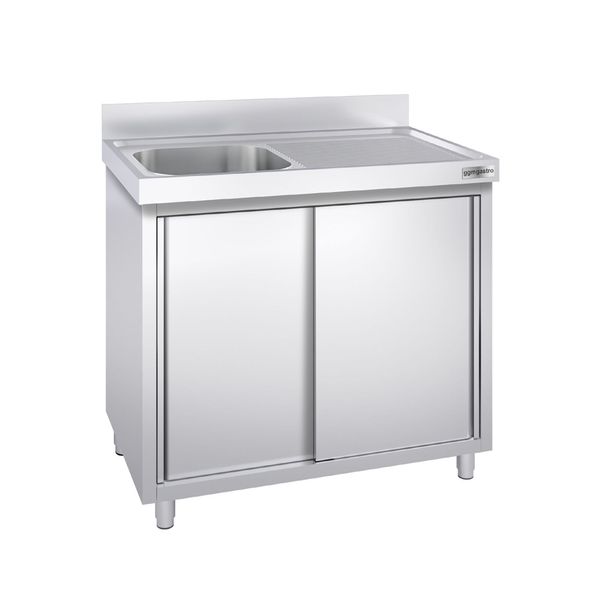 Spülschrank PREMIUM - 1000x600mm - mit 1 Becken links