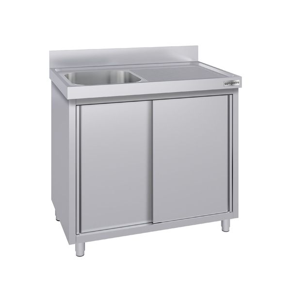 Spülschrank ECO - 1000x700mm - mit 1 Becken links