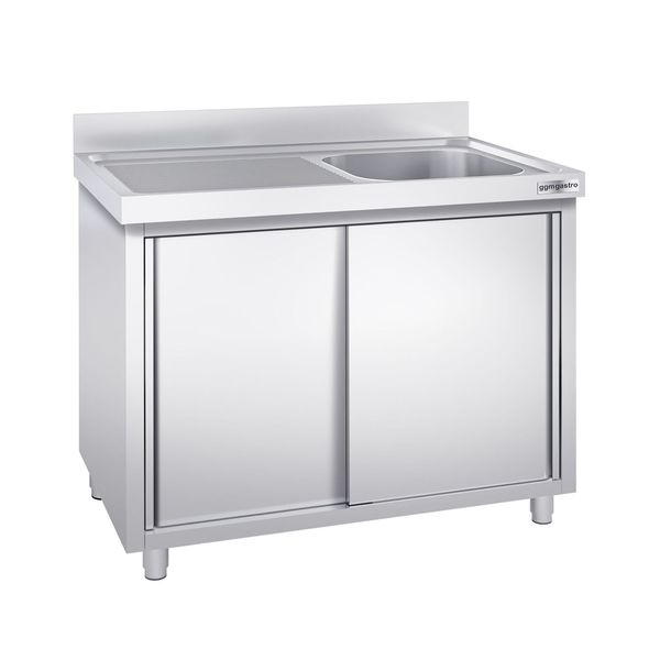 Spülschrank PREMIUM - 1400x700mm - mit 1 Becken rechts