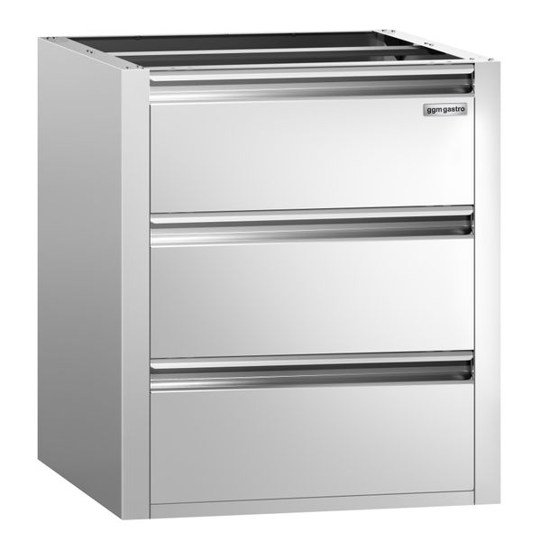 Schubladenblock ECO - 3 Schubladen - Unterbaumodul 400x560mm - für ATK 600mm tief