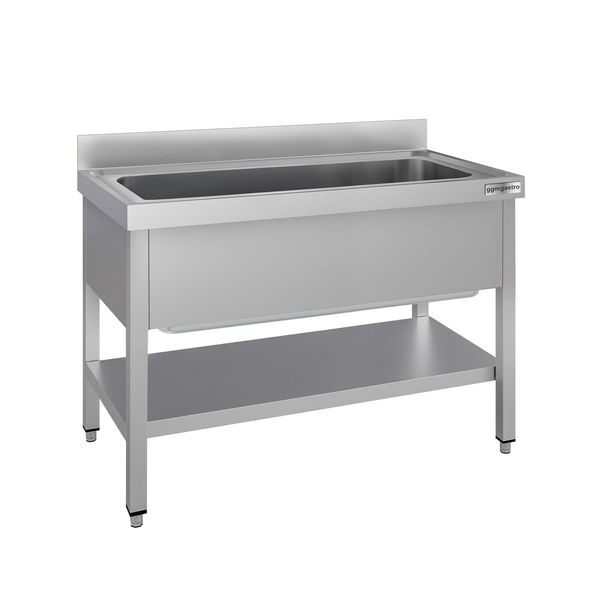 Topfspültisch ECO - 1200x700mm - mit Grundboden & 1 Becken