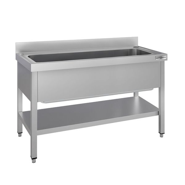 Topfspültisch ECO - 1400x600mm - mit Grundboden & 1 Becken