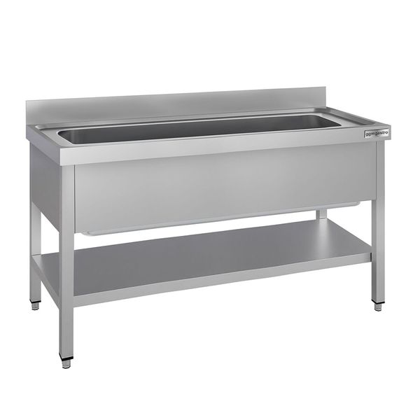 Topfspültisch ECO - 1400x700mm - mit Grundboden & 1 Becken