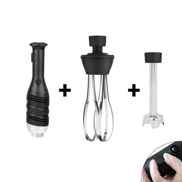 Stabmixer inkl. Mixstab 160mm & Rührbesen - 280 Watt - Geschwindigkeit stufenlos regelbar